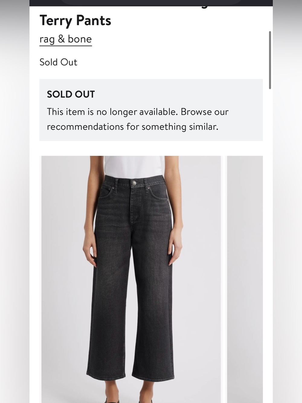 Rag & bone / Miramar terry pants